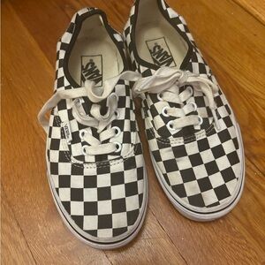 Vans Black and White Checkered Shoes